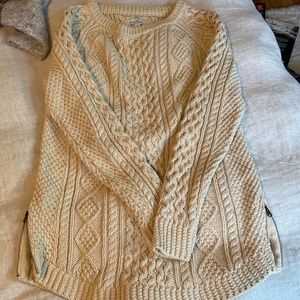 LL Bean fisherman sweater